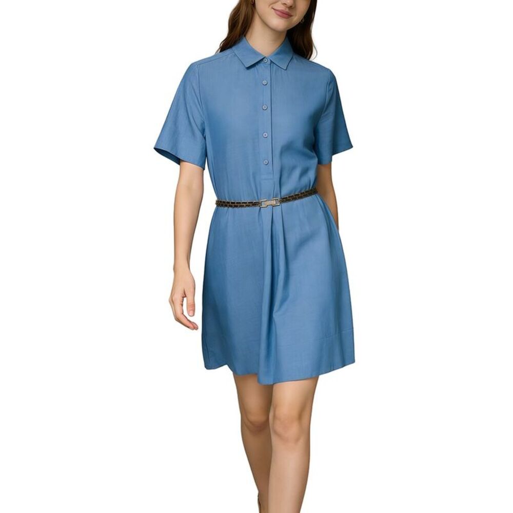 Brc By Burryco Womens  Short Sleeve Shirt Dress